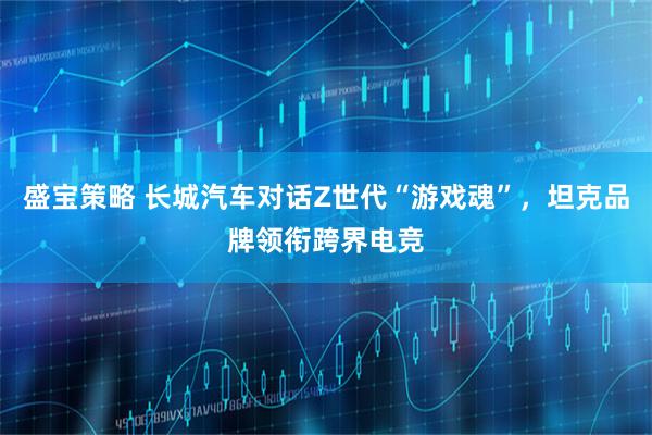 盛宝策略 长城汽车对话Z世代“游戏魂”，坦克品牌领衔跨界电竞