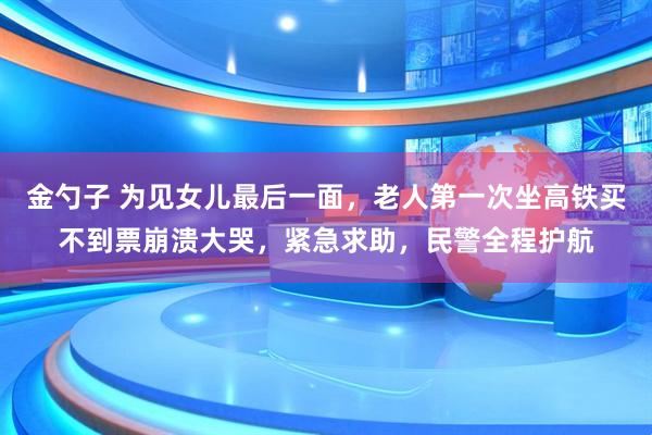 金勺子 为见女儿最后一面，老人第一次坐高铁买不到票崩溃大哭，紧急求助，民警全程护航