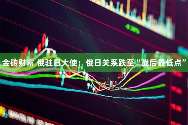 金砖财富 俄驻日大使：俄日关系跌至“战后最低点”